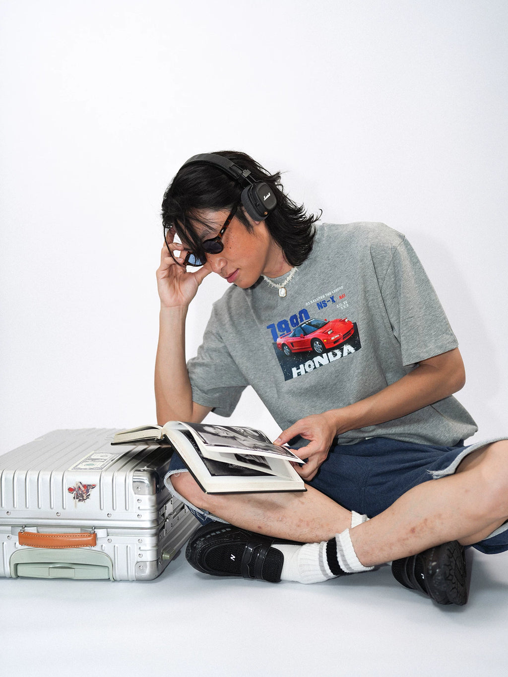O3PARK Versatile Loose Knitted Tee
