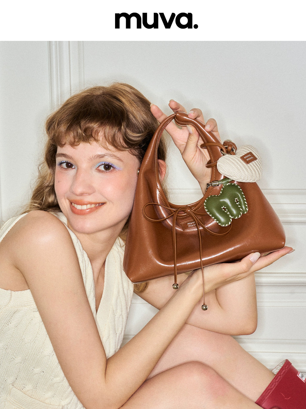 MUVA Pippi Triangle Rice Ball Crossbody Bag