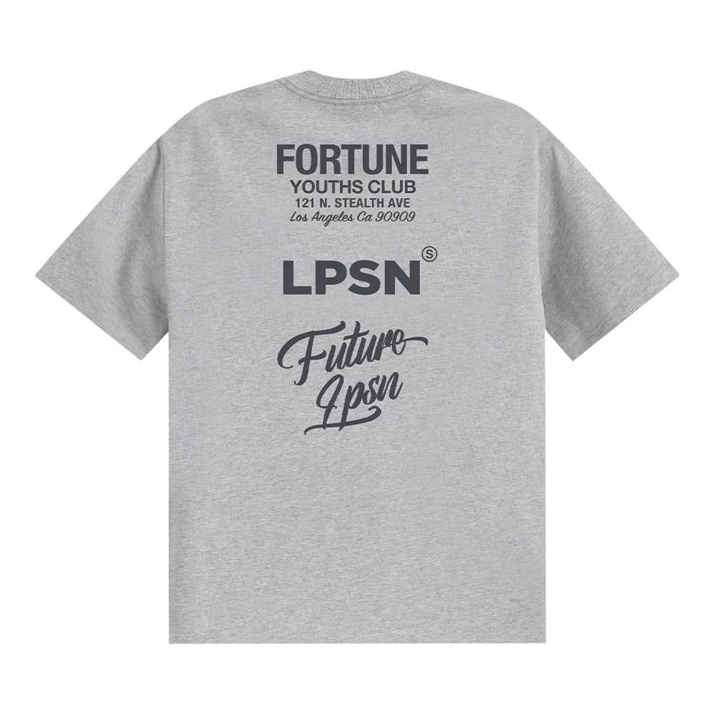 Loopsoon Letters Behind The Large Print Versatile Casual Tee