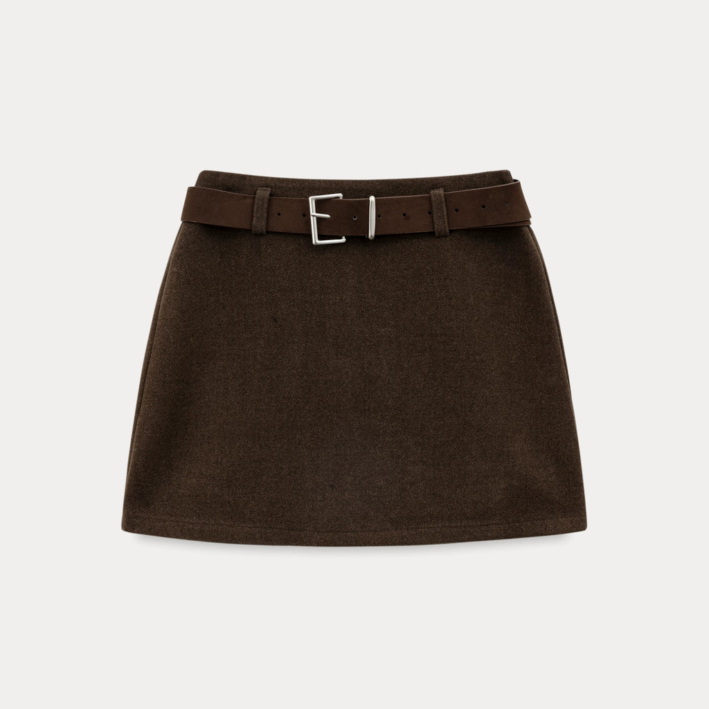 EGGKA Simple High-end Temperament Casual Skirt