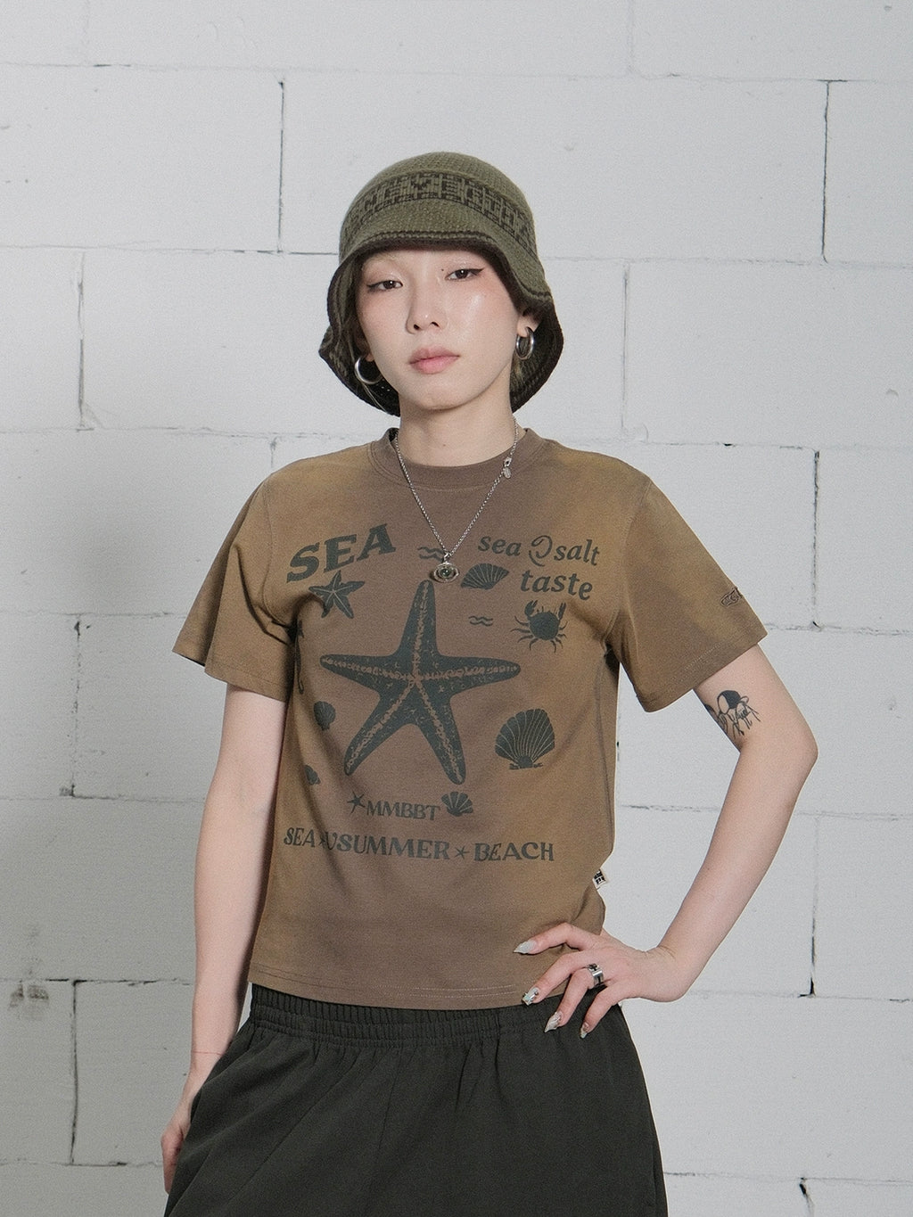 MMBBT Starfish Washing and Gradual Change Printing Tee