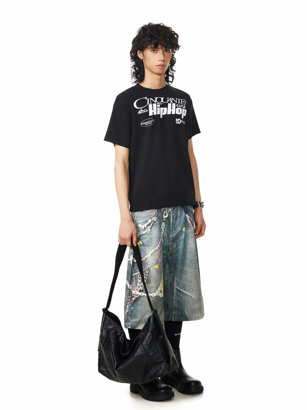 BTSG Retro Copper Ammonia Wire Air Layer Front Shoulder Short Width Tee