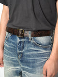 VOWPROGRESS Make Old Burst Crack Belt