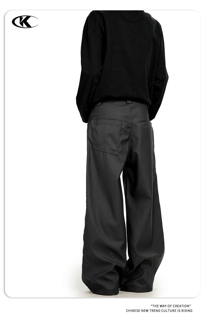 11KN Straight Three-dimensional Loose Versatile Casual Pants