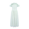 Wildberry One-word Shoulder Waist Temperament Dress