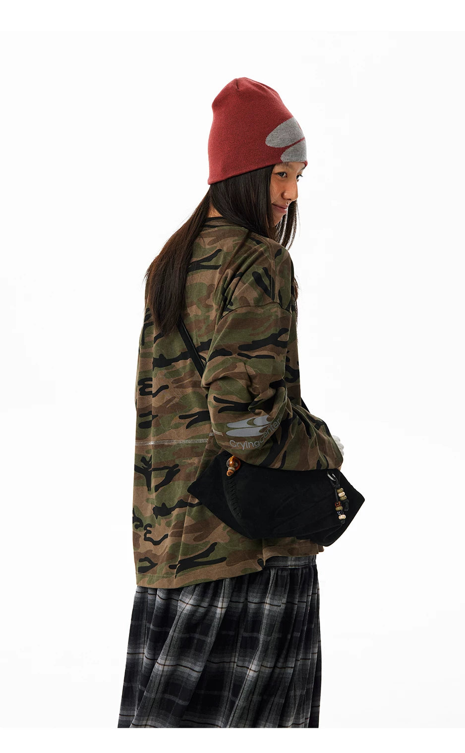 CryingCenter Anti-fur Shoulder Oblique Strap Bag