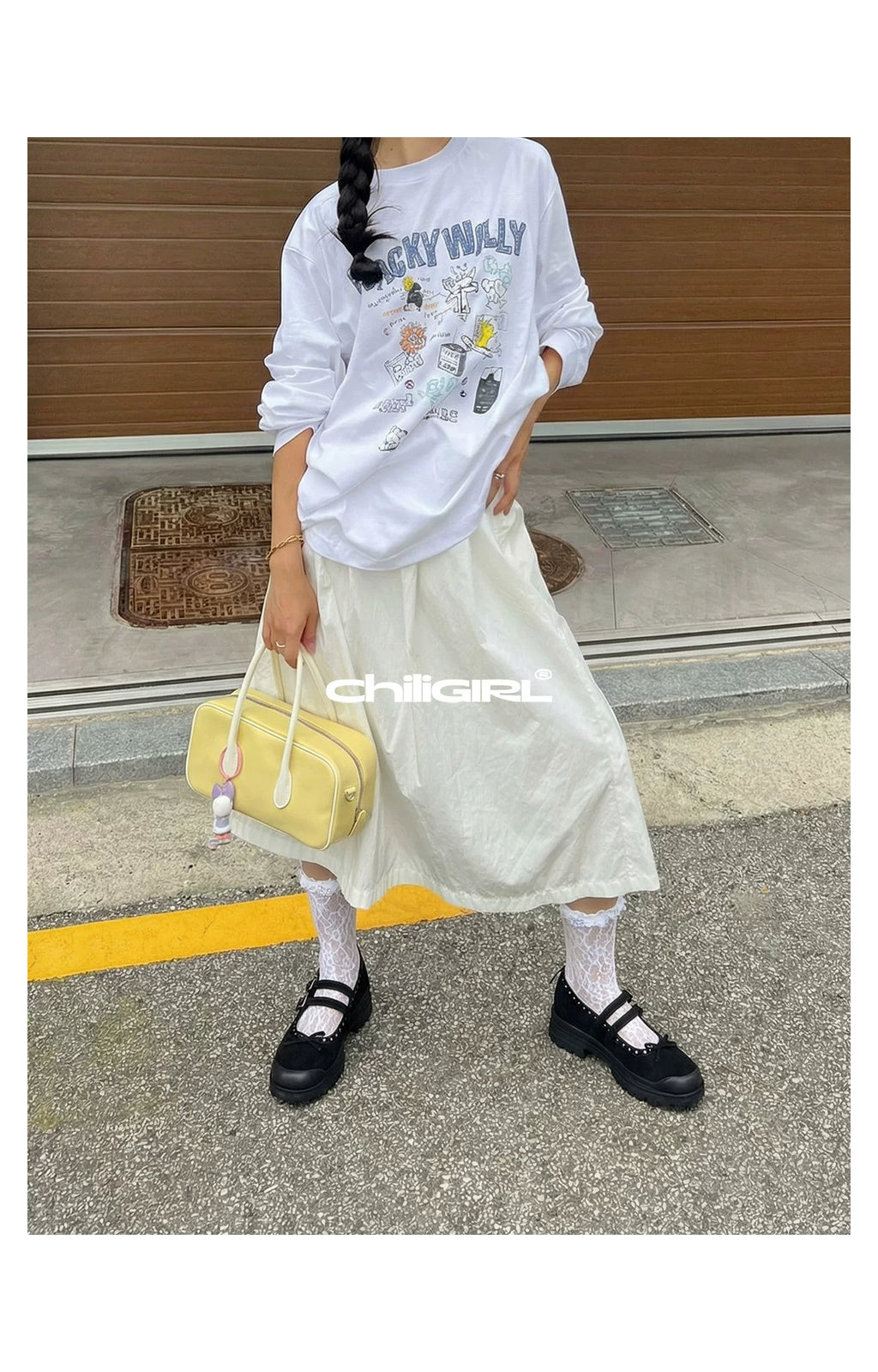 CHILIGIRL Bow Buckle with Casual Height-increasing Shoes