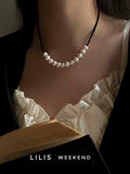 Lilis Weekend Splicing Natural Pearl Necklace