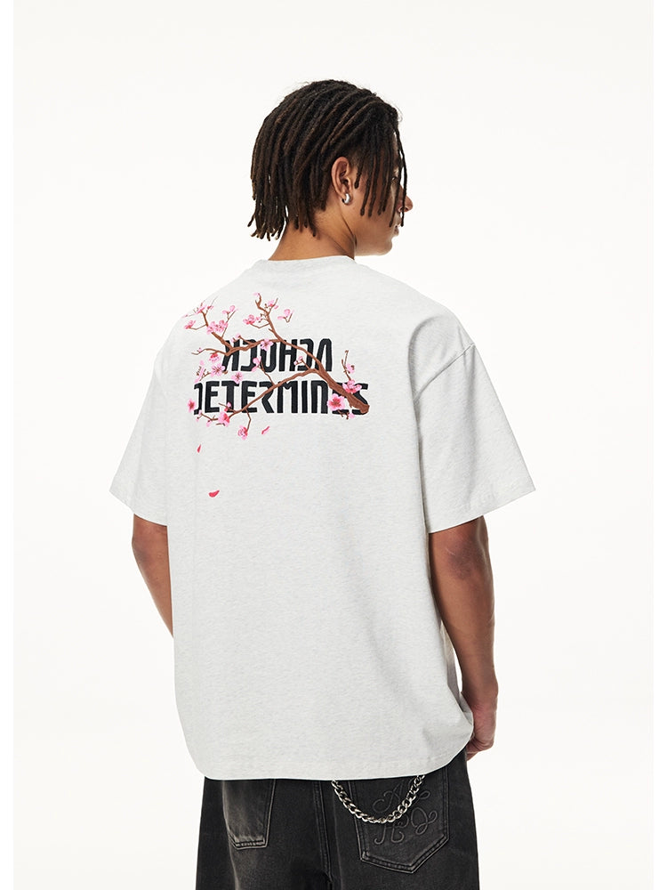 Achock Embroidery Casual Loose Tee