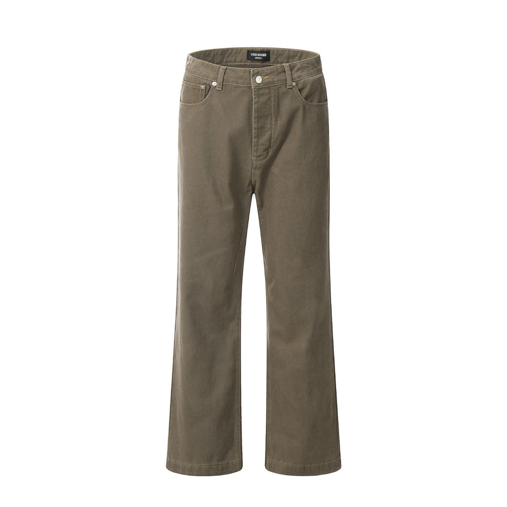 11KN New Straight Loose Wasteland Style Cleanfit Pants