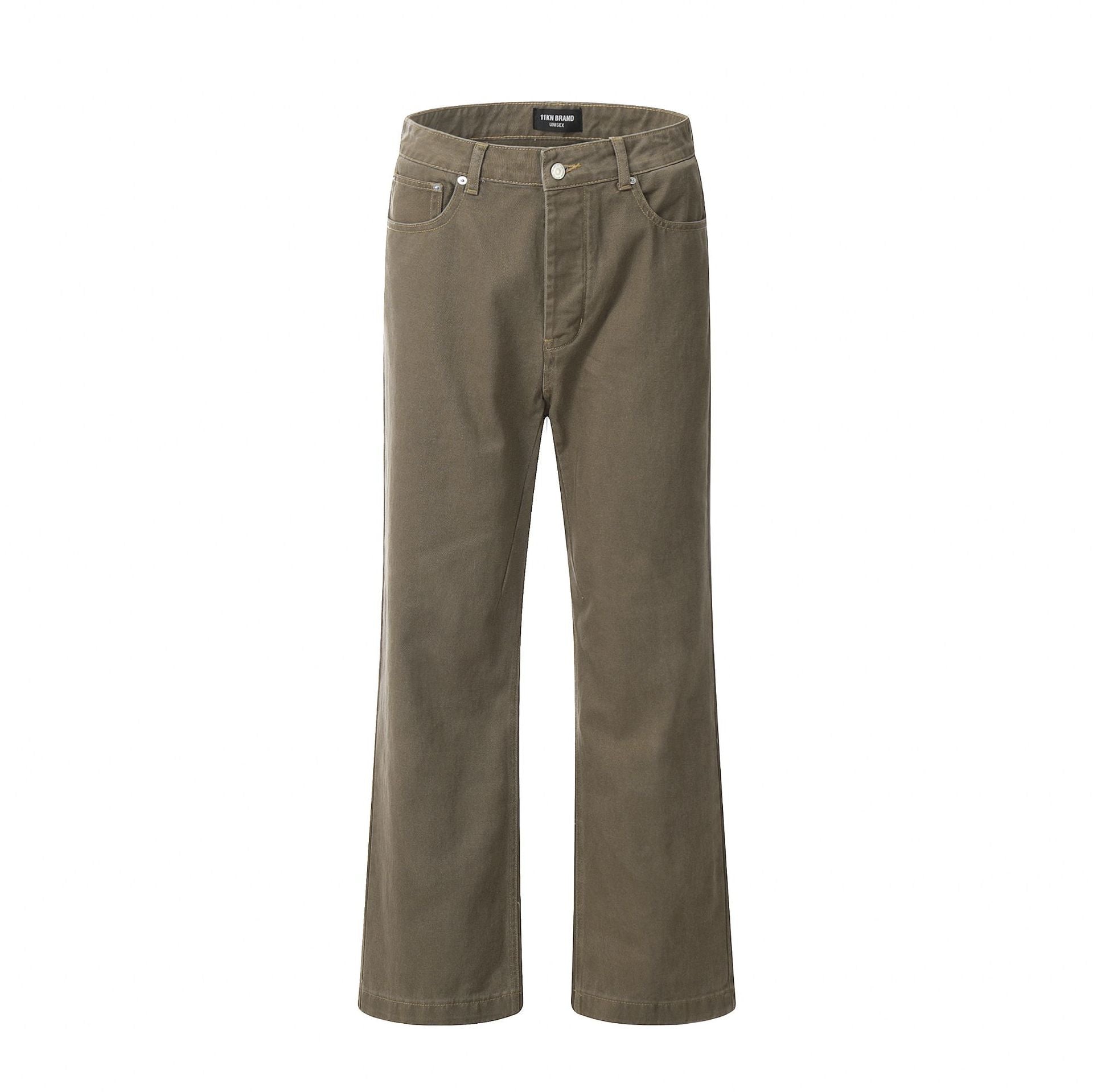 11KN New Straight Loose Wasteland Style Cleanfit Pants