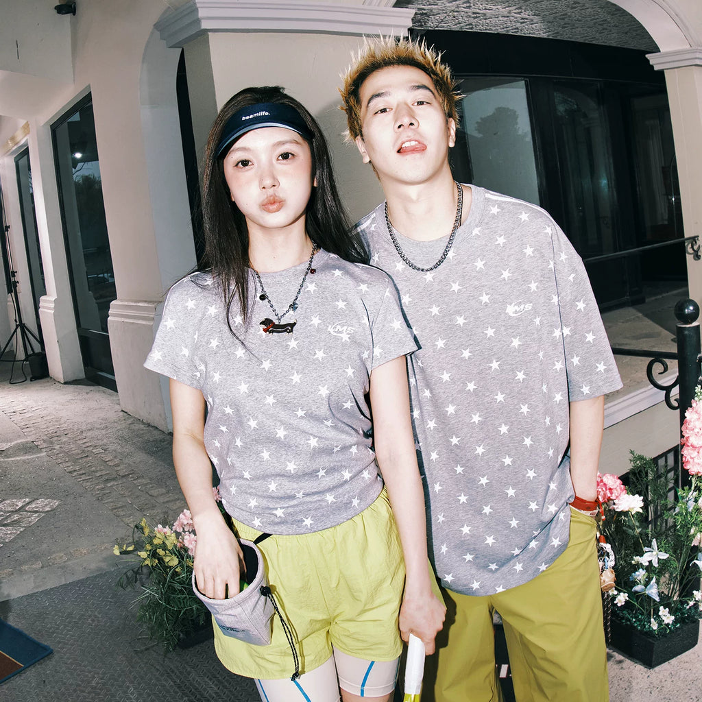 Lemanism Retro Star Striped Tee