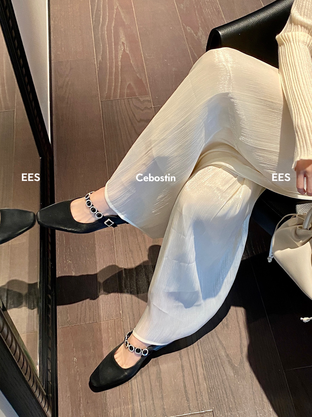 Cebostin High-end Shallow Mouth Bag Head Half Slippers