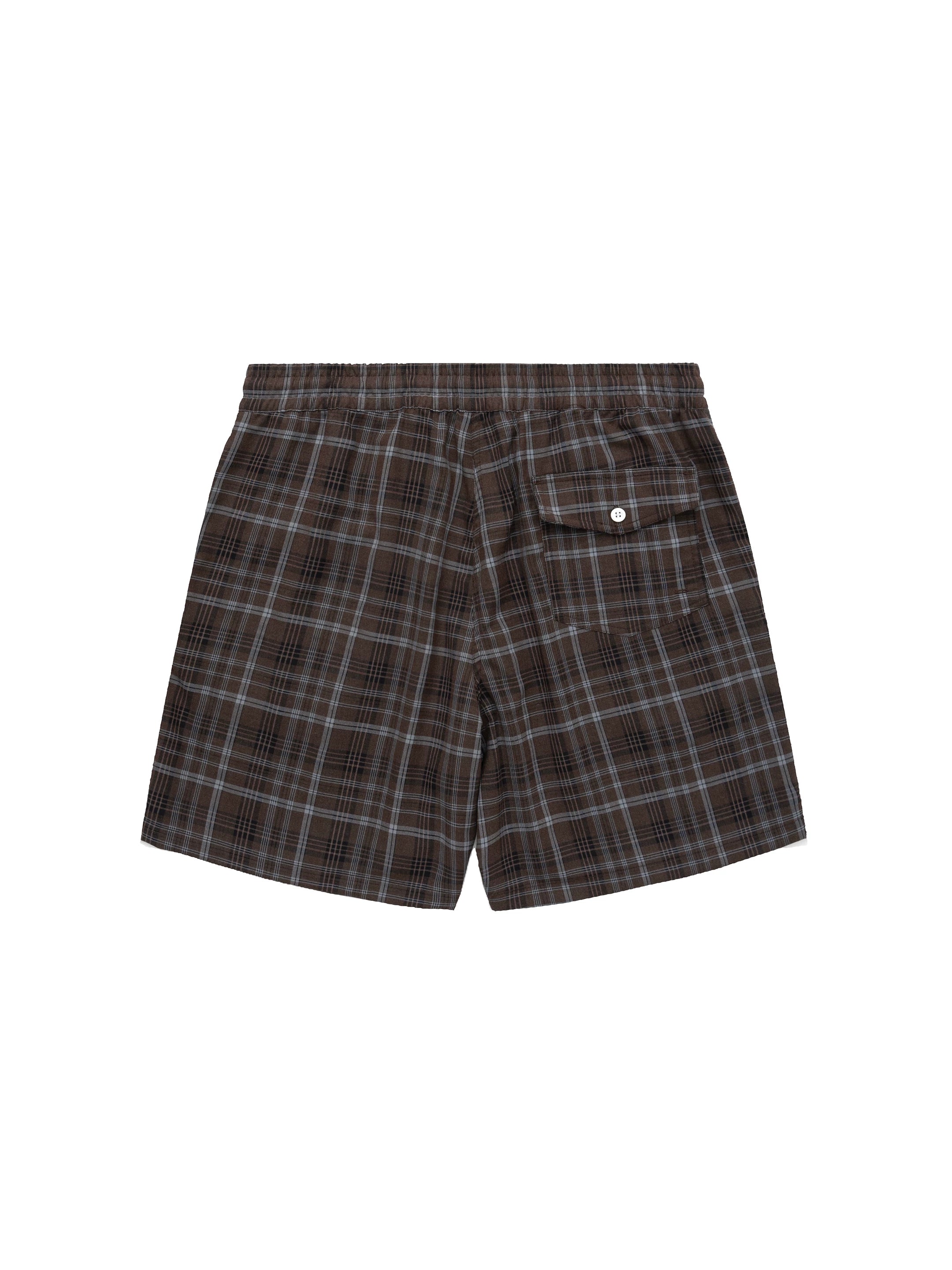 BENT IDEA Contrast Checked Comfort Shorts