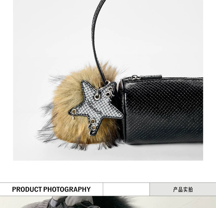 ECODAY Mini Pencil Case Cylinder Handbag