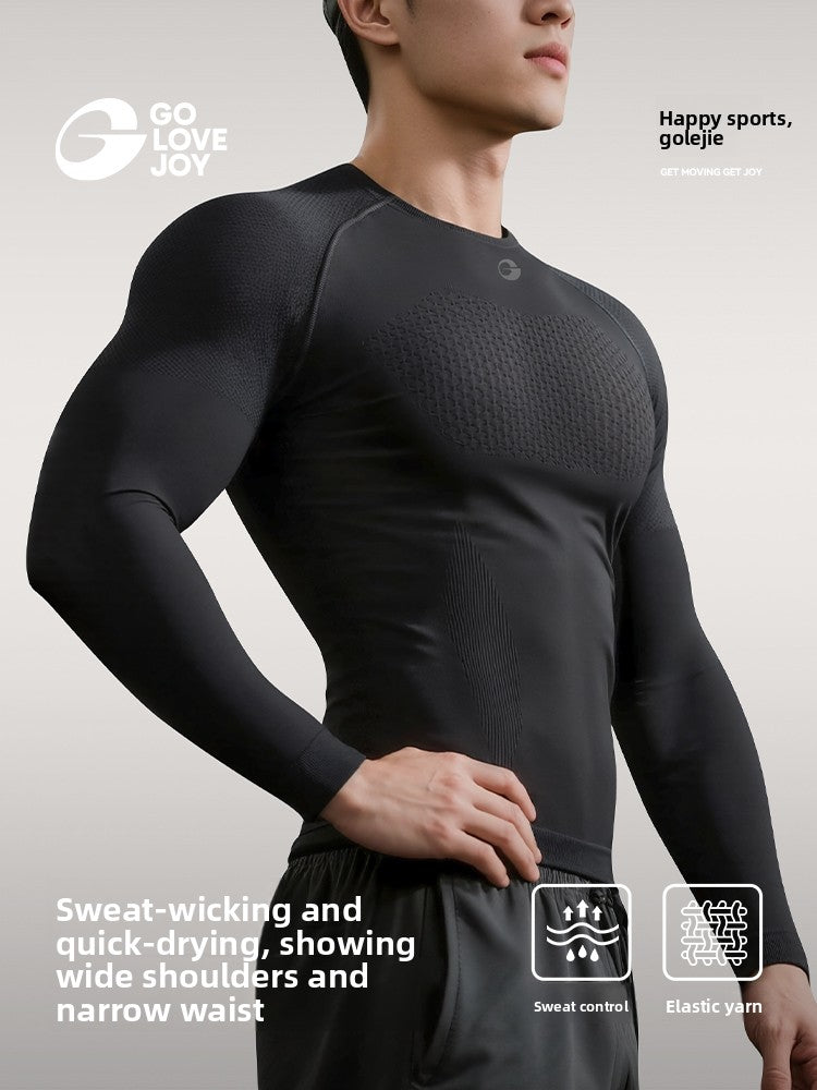 Golovejoy Quick Drying Slim Fit Sports Long Sleeve