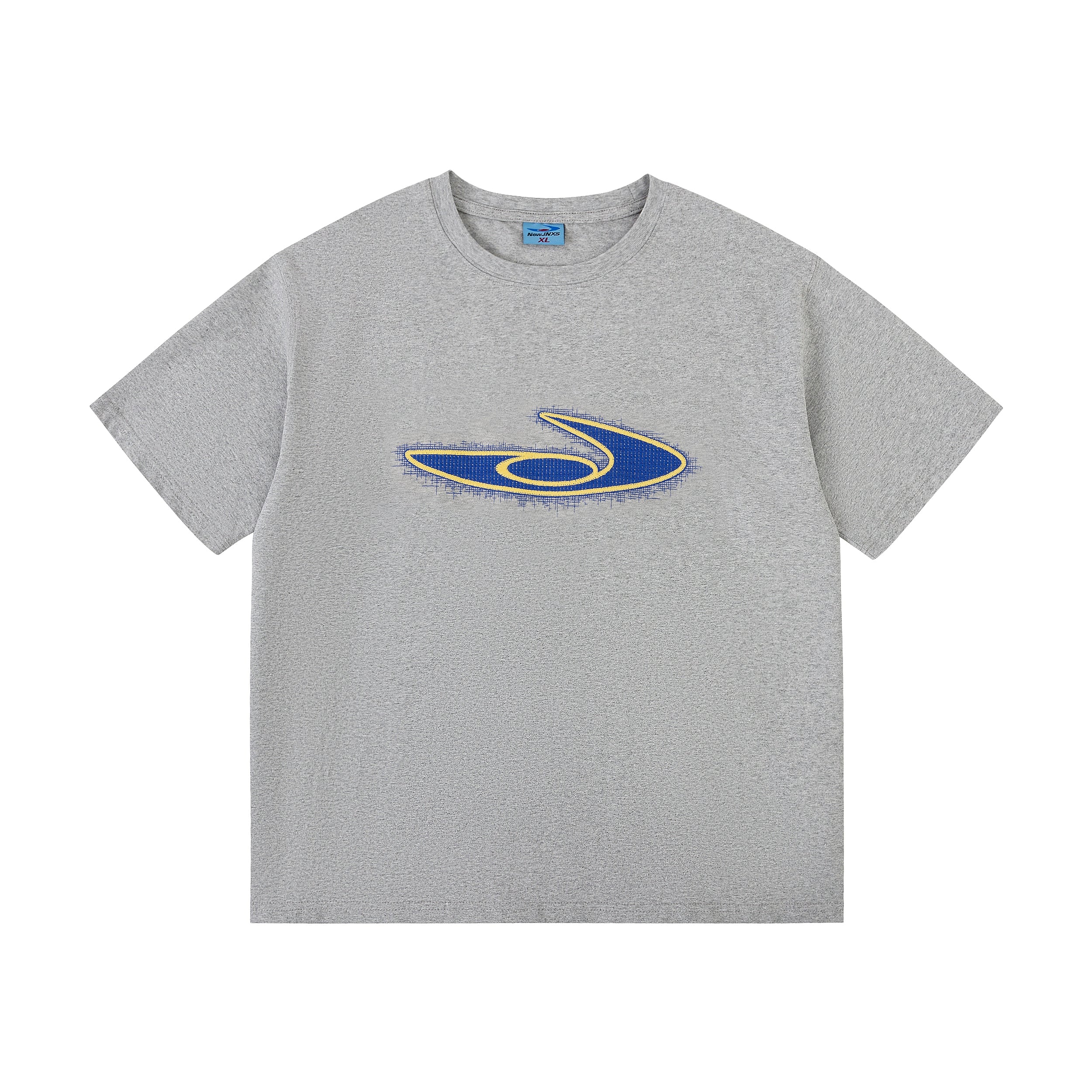 NewJNXSlogo Contrasting Color Embroidery Tee