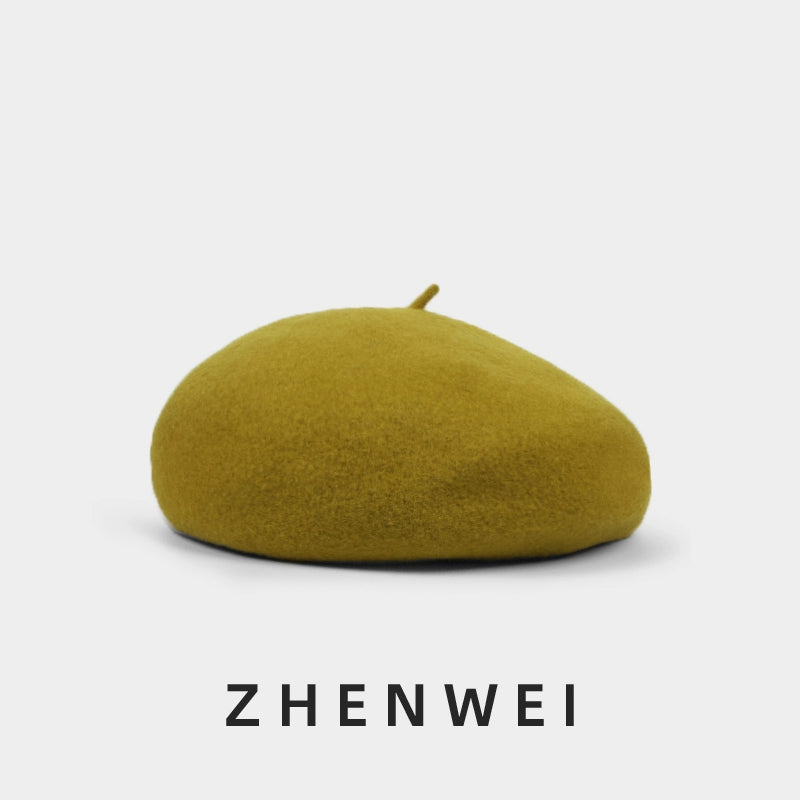 ZHENWEI Premium Full Wool Beret