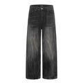 11KN Retro Straight Loose and Versatile Wide Leg Jeans