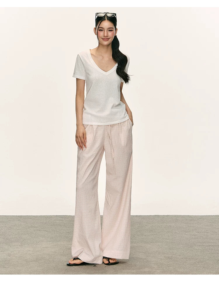 Anna Aneae Versatile Plaid Slacks