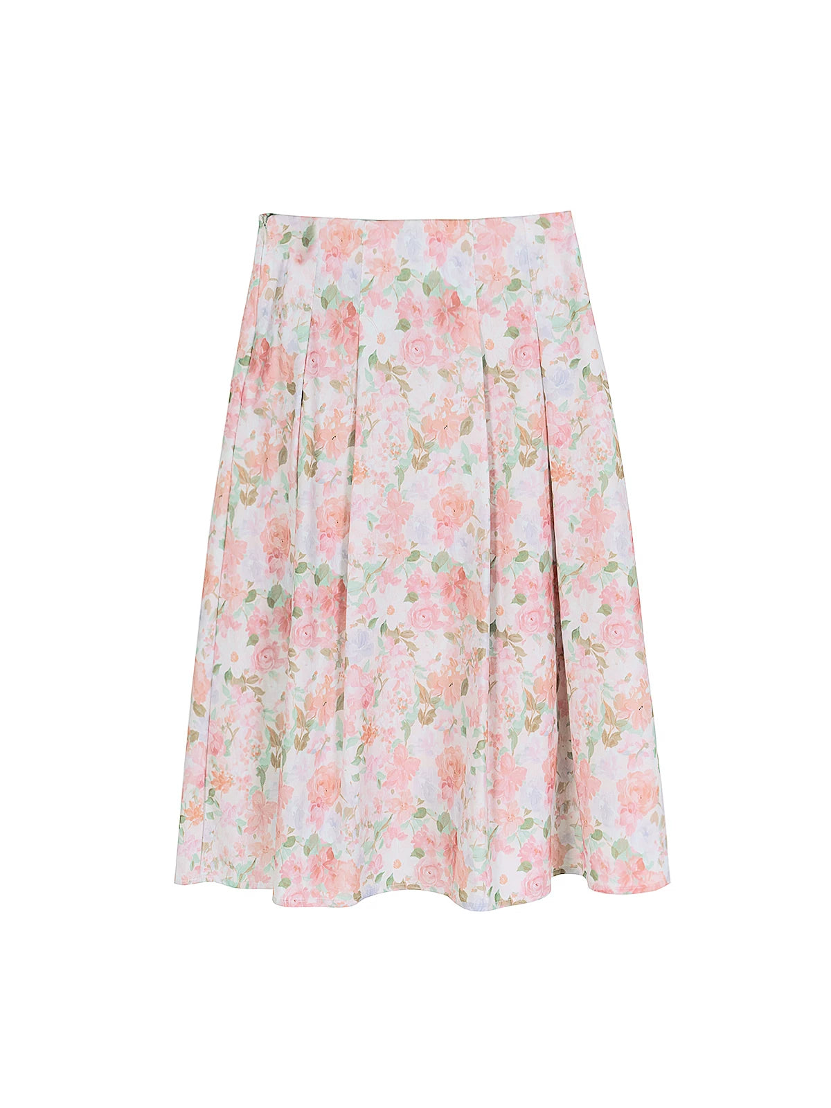 XUJING High Waist and Thin Temperament Floral Skirt