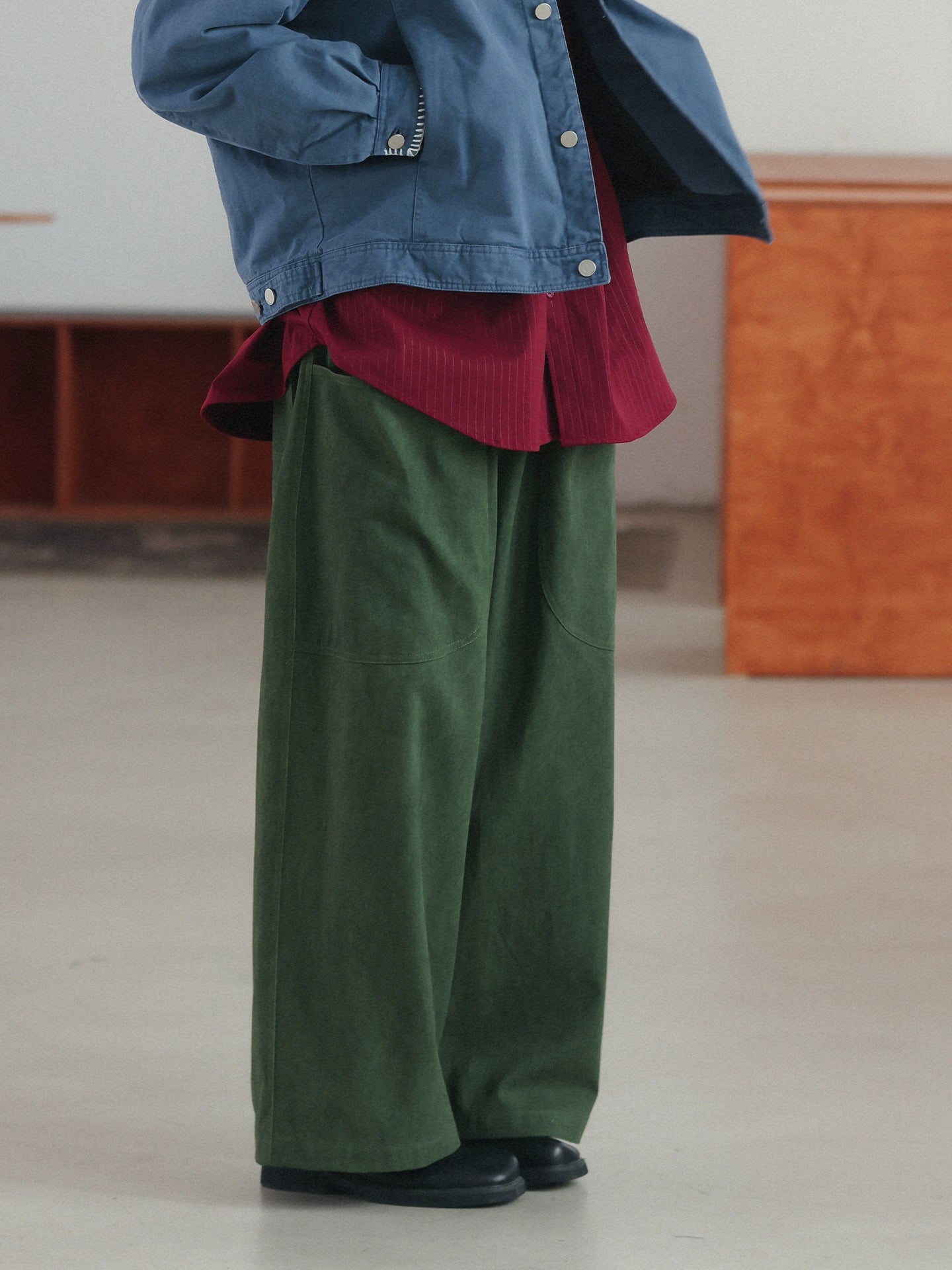 NOEARS Loose Straight Slacks