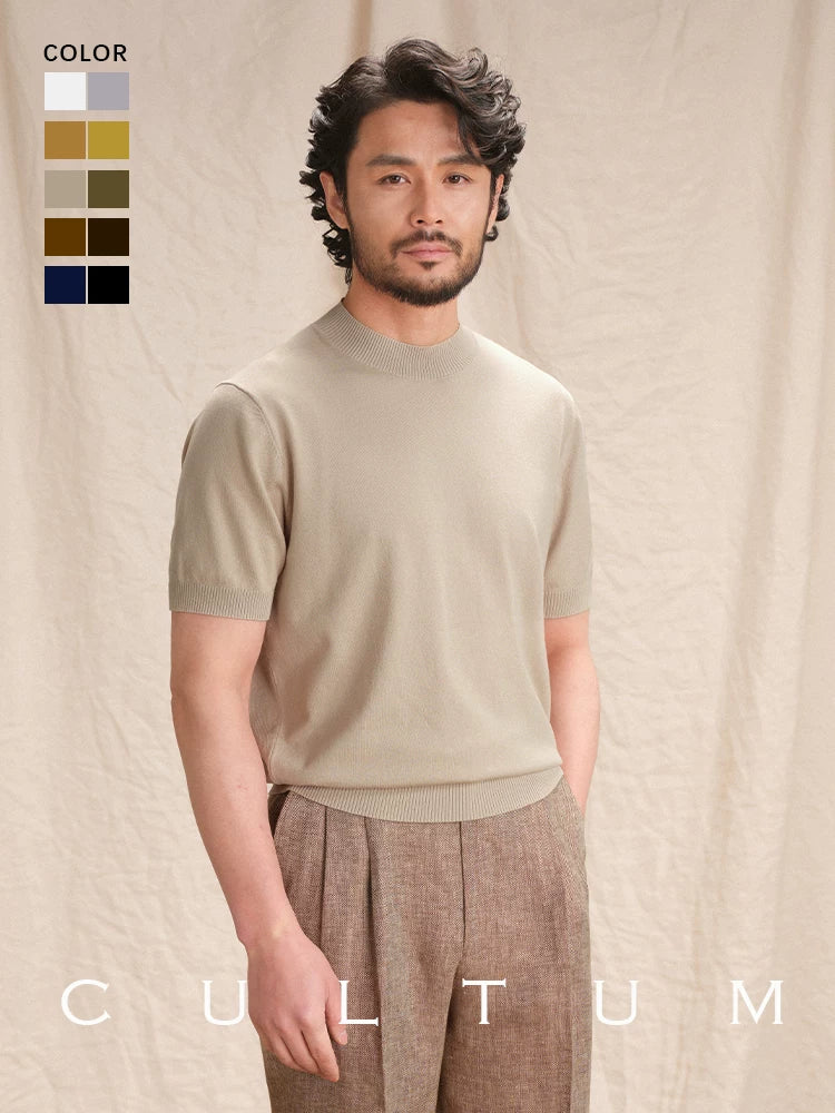 CULTA Light and Breathable Casual Knitted Tee