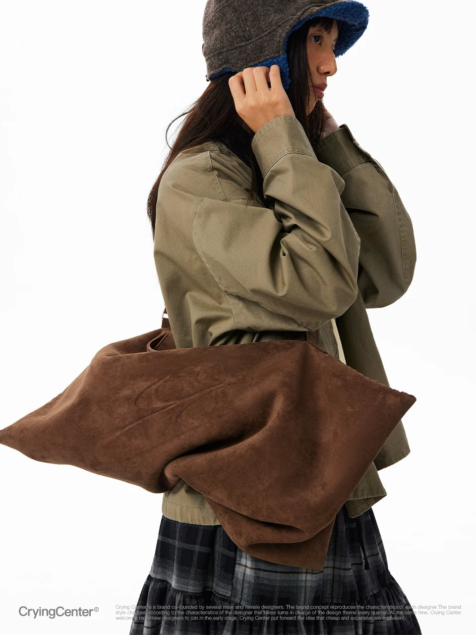 CryingCenter Anti-fur Dumpling Single Shoulder Oblique Span Bag