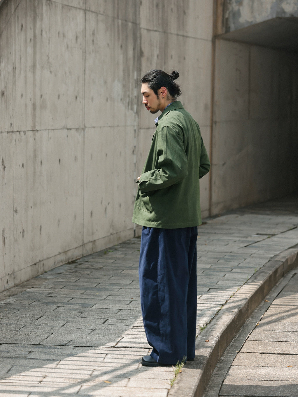 NOEARS Japanese Retro Loose Casual Tooling Jacket