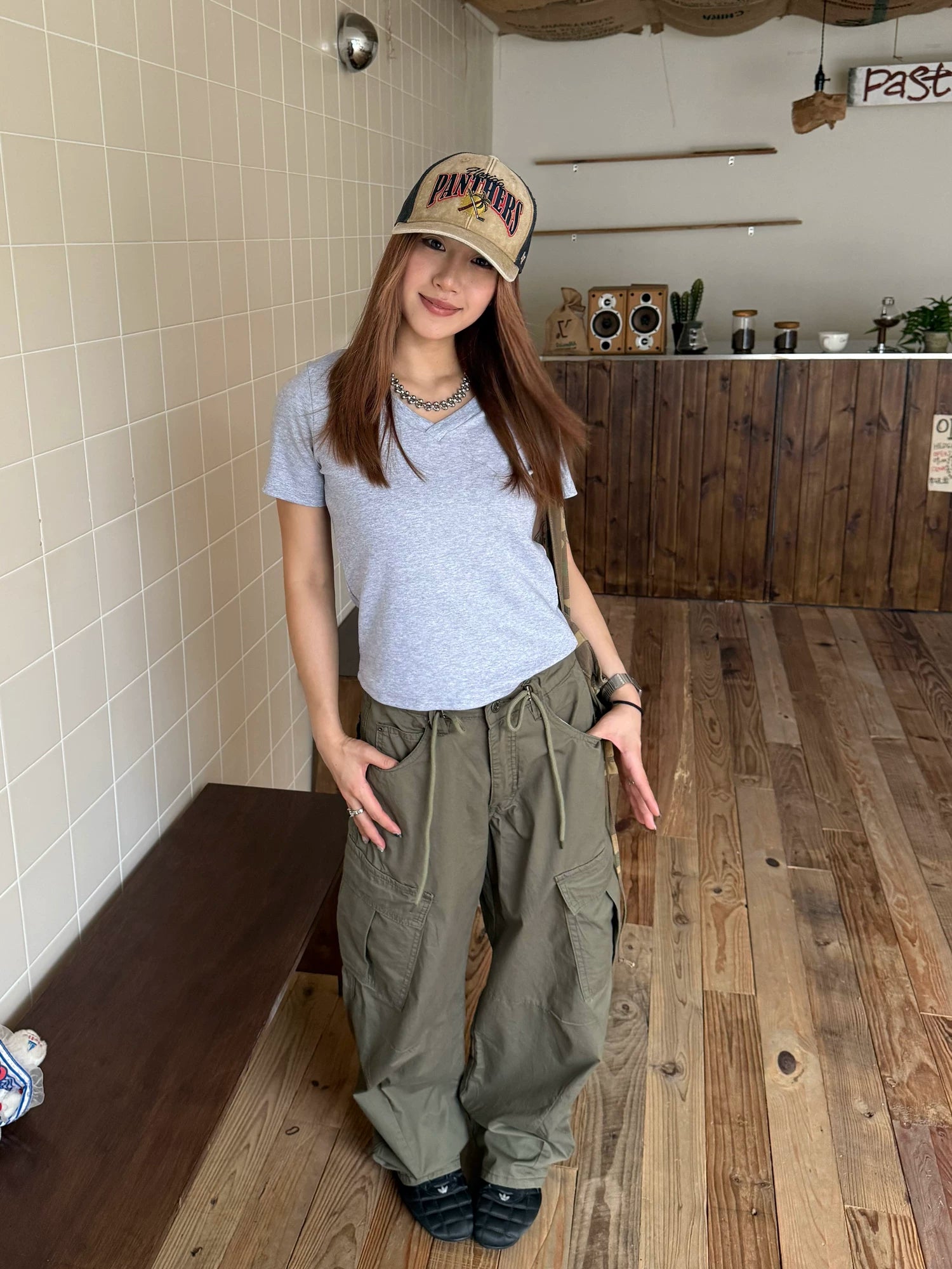 CCYE Vintage Drawstring Loose Slacks