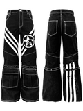 DETW Dark Niche Straight Wide-leg Jeans