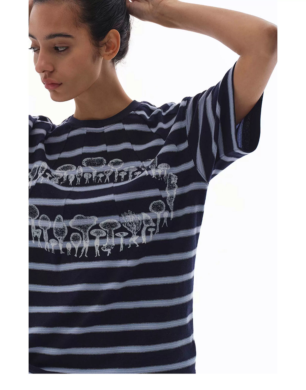 WebSurfGroup Striped Casual Loose Tee