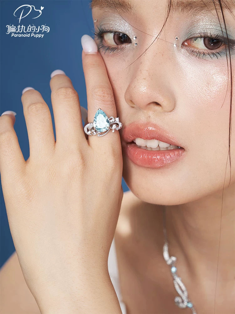 PP Niche Light Luxury Ring Open Index Finger Ring