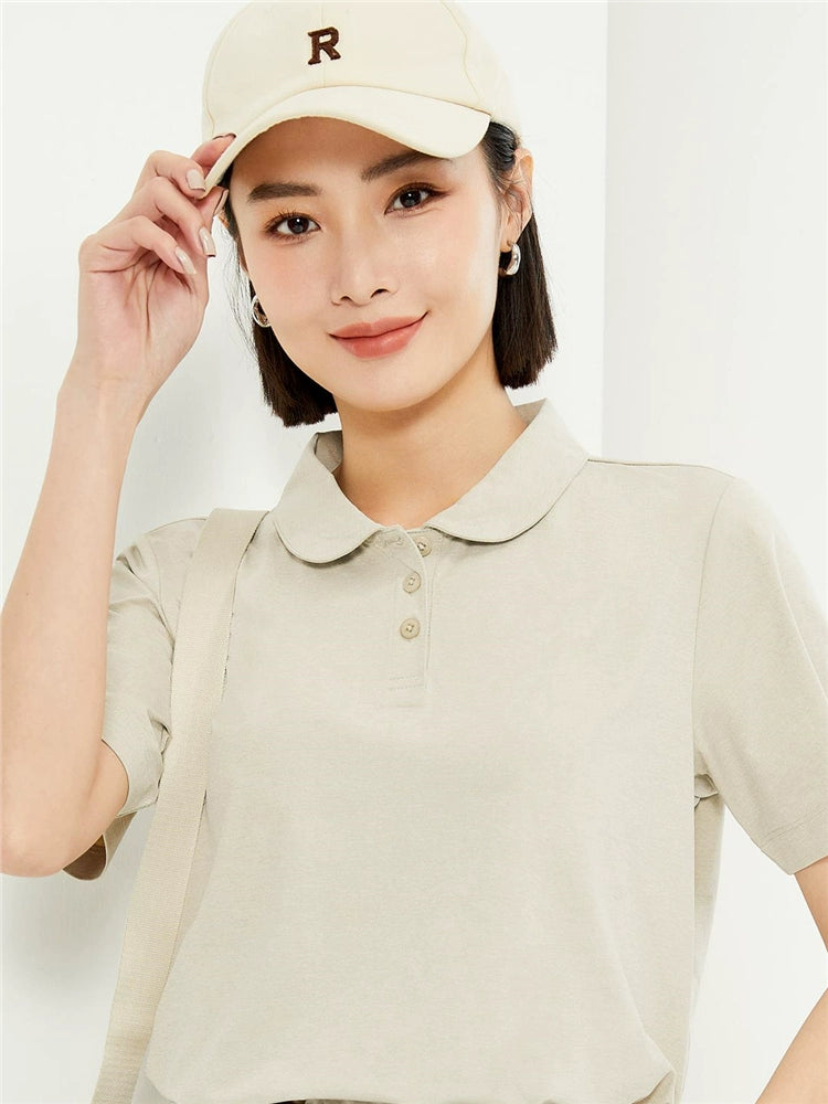 Giordano Antibacterial Cool Doll Collar Tee