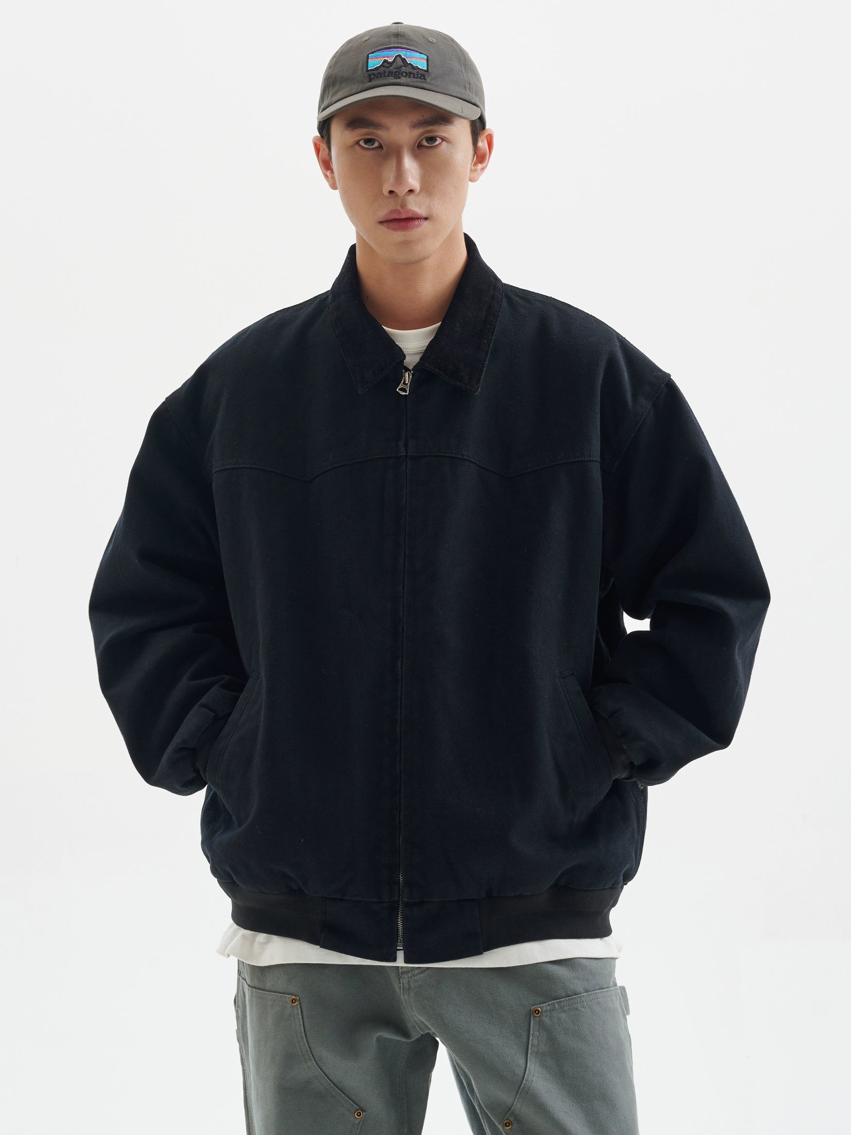 BUTTBILL Washed Tooling Corduroy Jacket