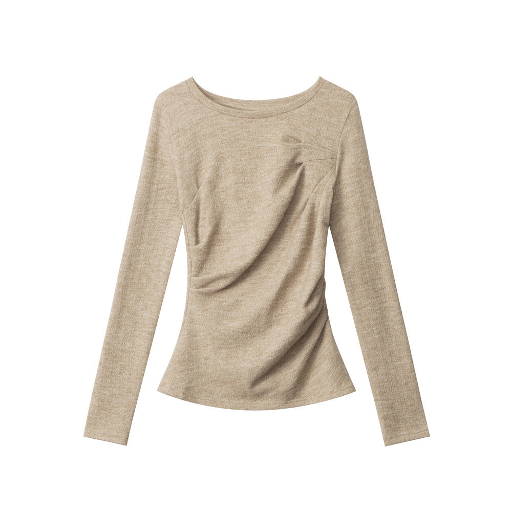 Nariele Irregular Slim Fit Waist Long Sleeves