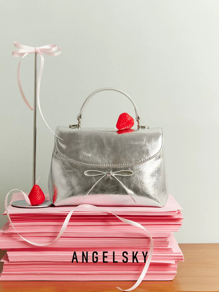 ANGELSKY Mini Niche Bow Shoulder Bag