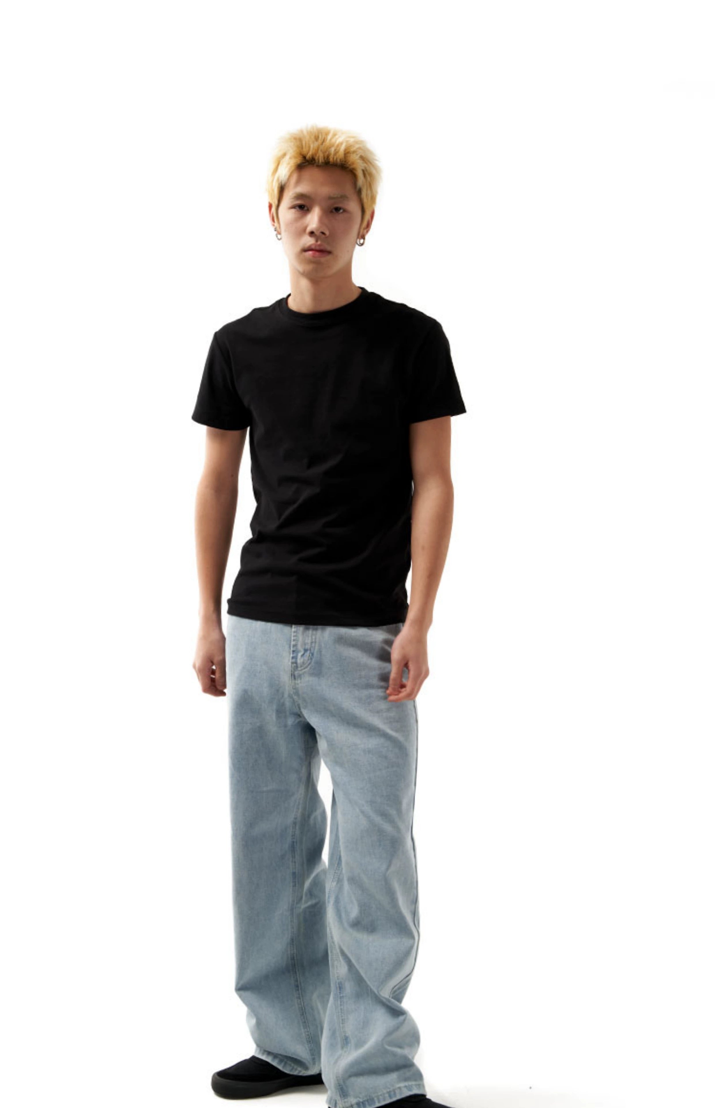 OBSESSWITH Basic Crew Neck Tee