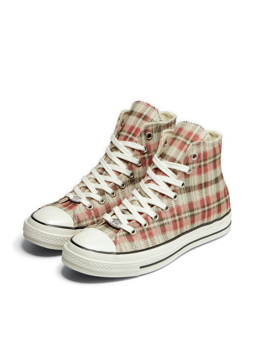 TREclub Retro Plaid Contrasting Espadrilles