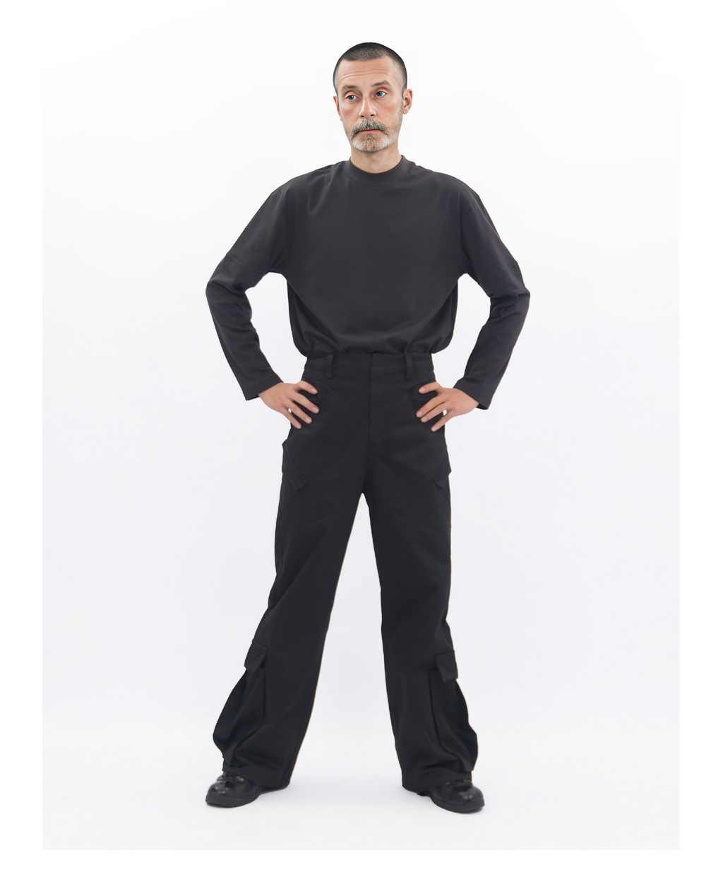 ETHEREAL PRODUCTION Three-dimensional Multi-pocket Straight Overalls