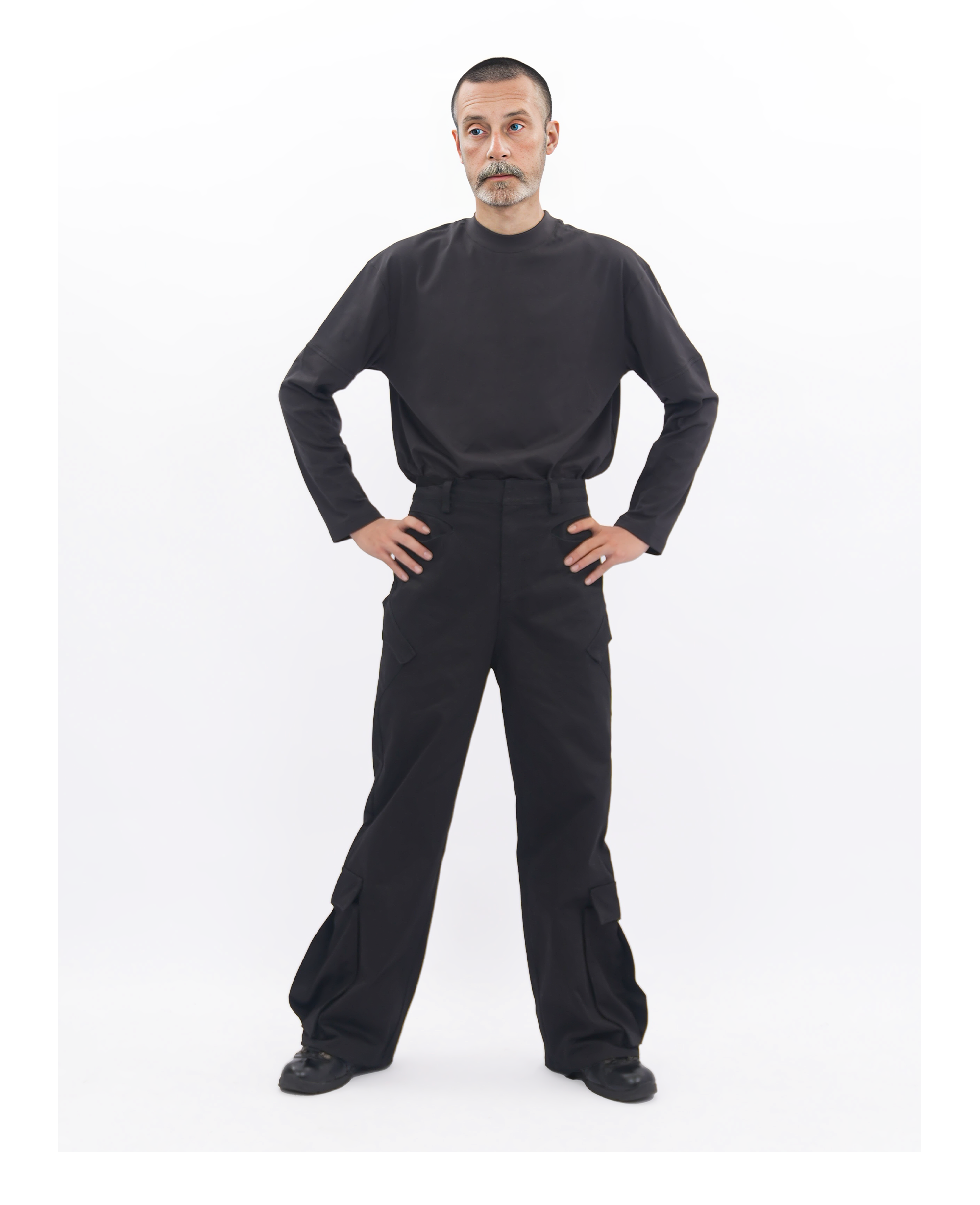 ETHEREAL PRODUCTION Three-dimensional Multi-pocket Straight Overalls