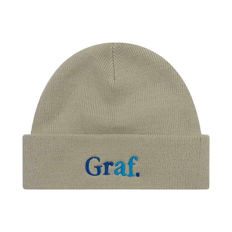 GRAF Embroidered Color Knitted Short Thread Cap