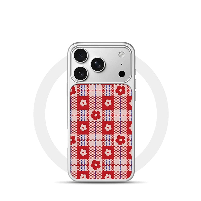 Pbcase Small Safflower Square High-end Apple Phone Case