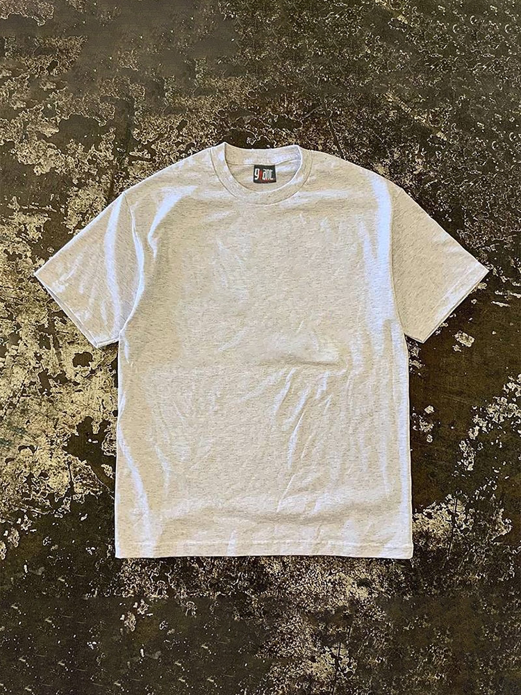 UPUPXIA Loose Casual Round Neck Tee