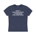 Loopsoon Retro Letter Print Minimalist Tee