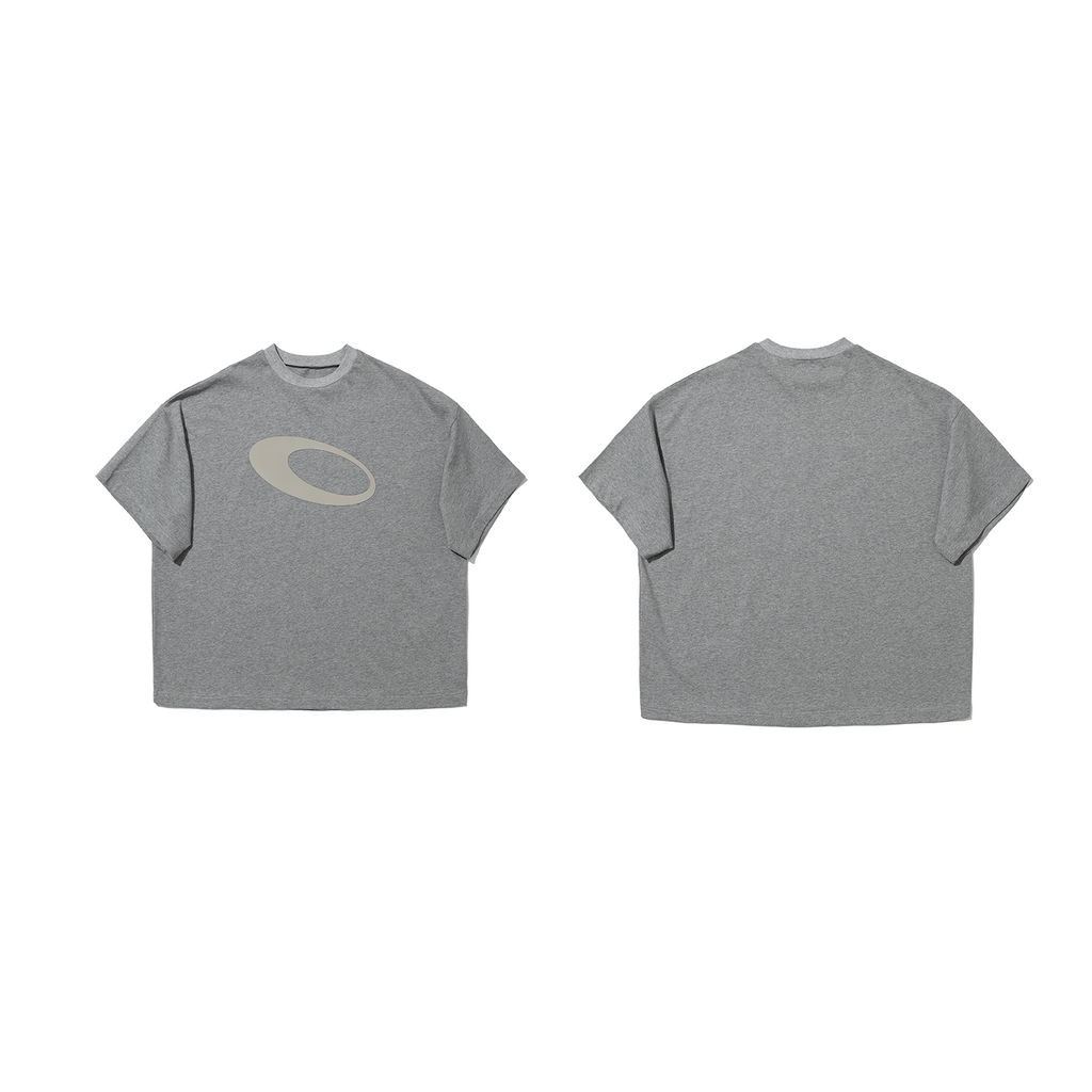 VULCAN Color Matching Printing Loose Round Neck Tee