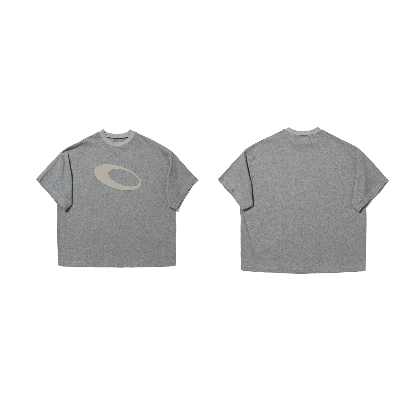 VULCAN Color Matching Printing Loose Round Neck Tee