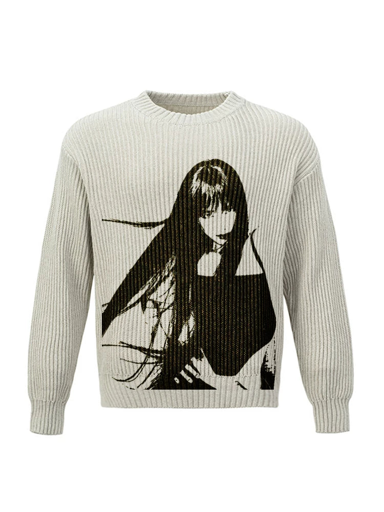 DKNT BLACKPINK LISA JENNIE Rose JISSO Cotton-knitted Sweater