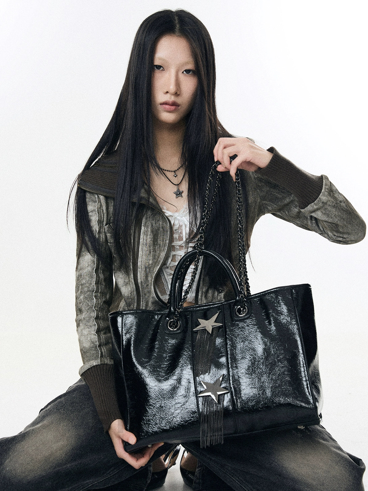 BINGBONG Large Capacity Cool Spicy Tote Bag Handbag