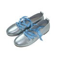 Mooreyu Cross Strap Ballet Leather Round Head Mary Jane Shoes